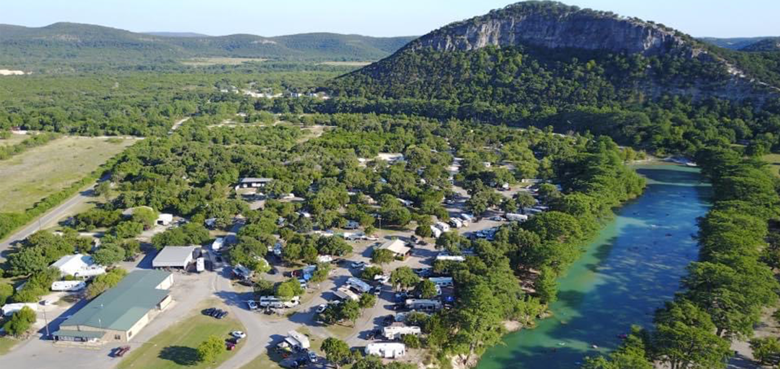 Aerial view of Parkview Riverside